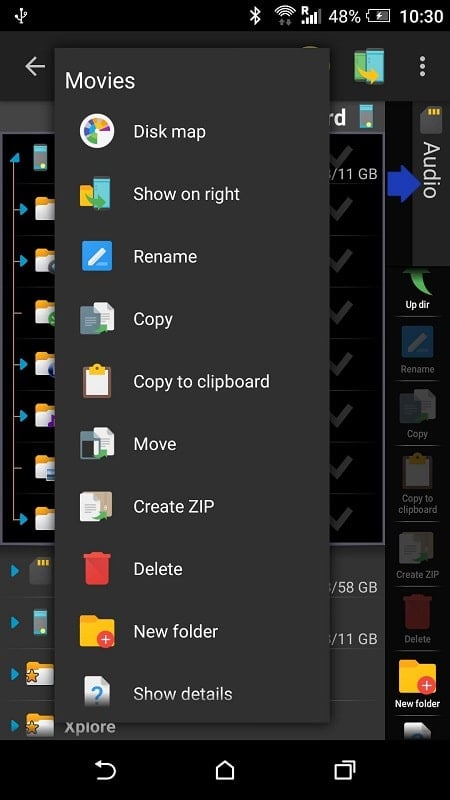 X-plore File Manager Screenshot 4 