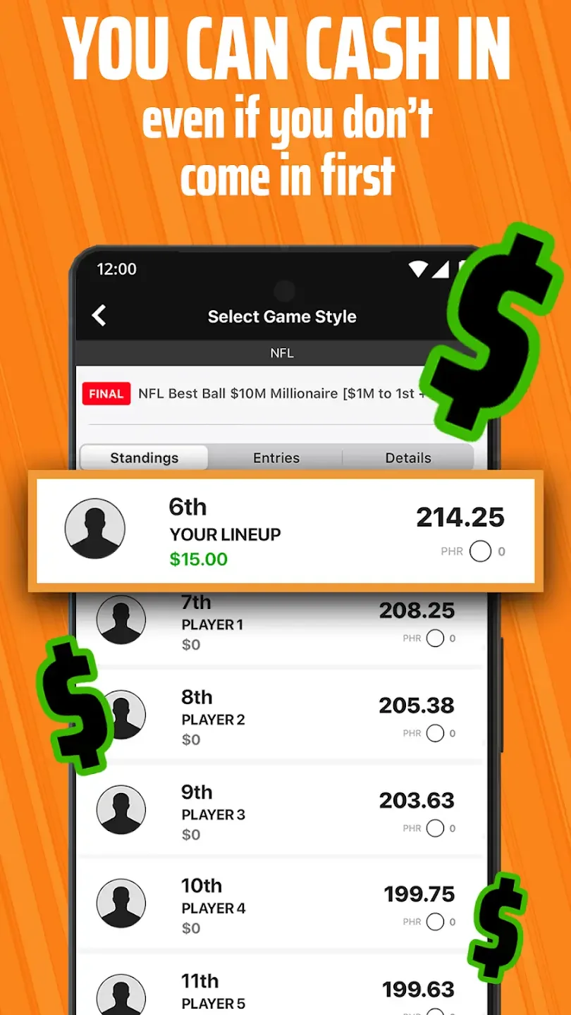 DraftKings Fantasy Sports Screenshot 6