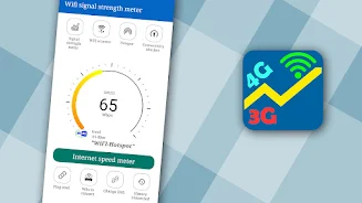 WiFi analyzer, WiFi speedmeter Screenshot 1 