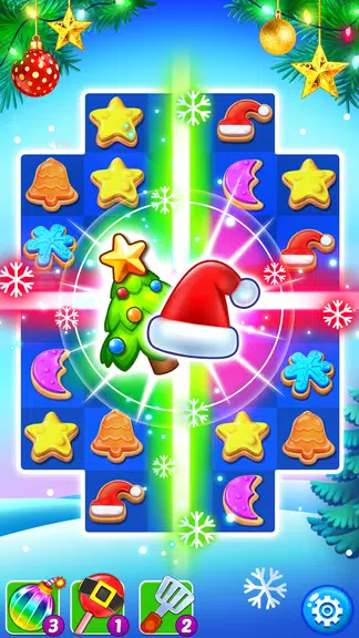 Christmas Cookie: Match 3 Game Screenshot 1 