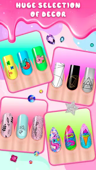 Girls Nail Salon Game:Nail Art Screenshot 2 