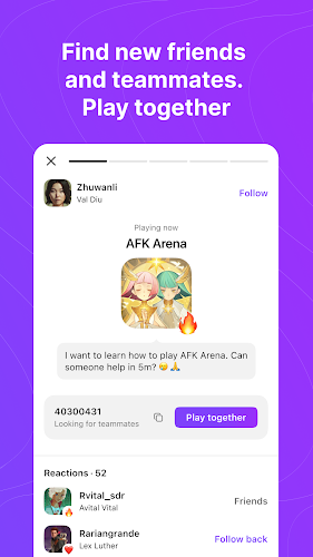 Gameram: Gaming social network Screenshot 7