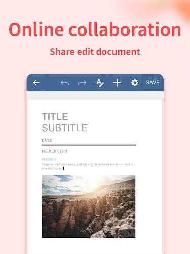 Document Editor:Word,Sheet,PDF Screenshot 8