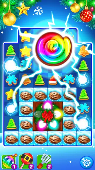 Christmas Cookie: Match 3 Game Screenshot 2 