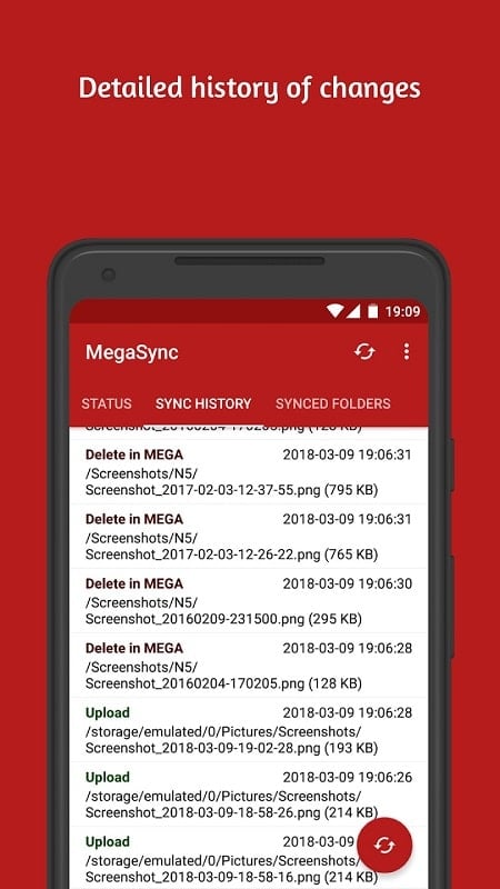 Autosync for MEGA - MegaSync Screenshot 1