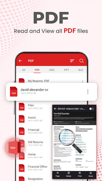 Document Reader PDF Reader Screenshot 2 