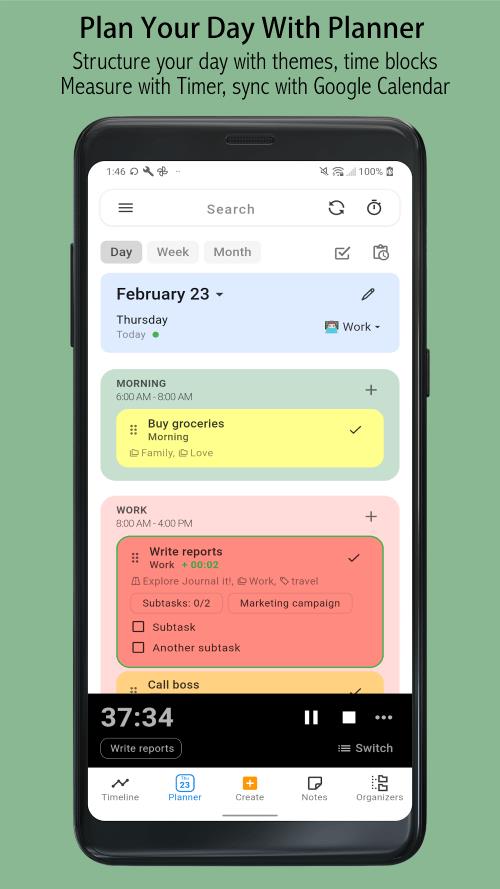 Journal it! - Bullet, Planner Screenshot 2 