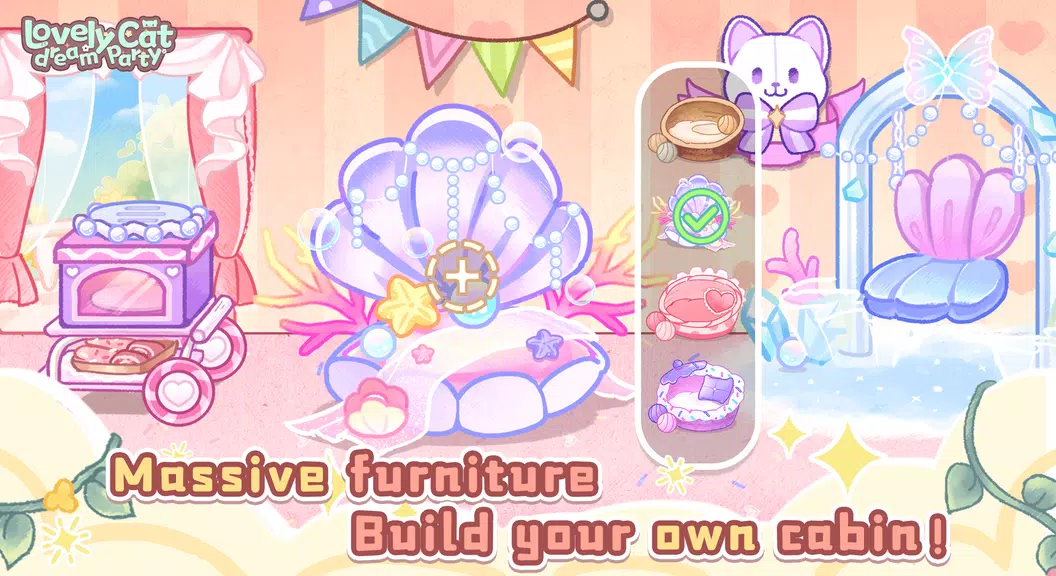 Lovely cat dream party Screenshot 3