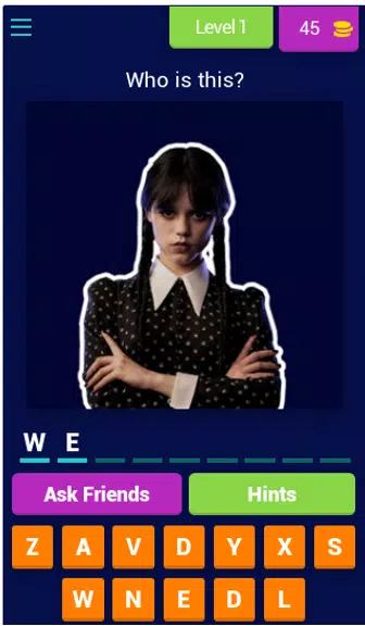 Wednesday Addams Family Quiz Screenshot 1