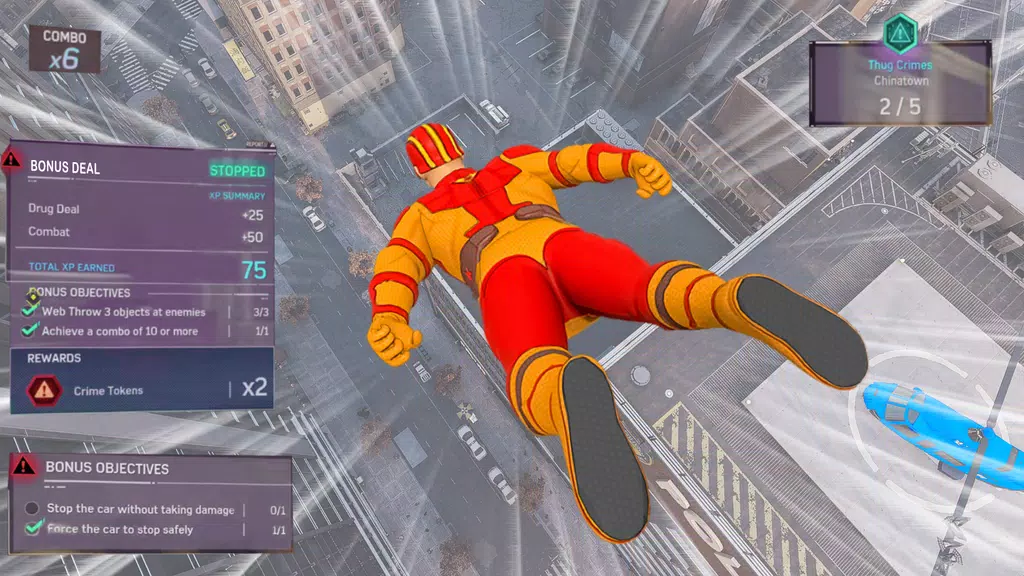 Wingman Rope Crime Spider Hero Screenshot 2