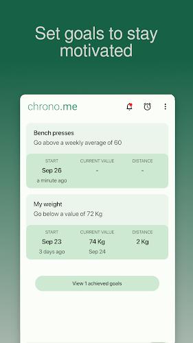 chrono.me - Lifestyle tracker Screenshot 5 