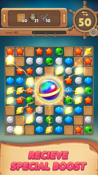 Ocean Hunter : Match 3 Puzzle Screenshot 2 