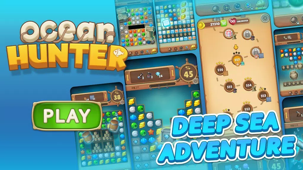 Ocean Hunter : Match 3 Puzzle Screenshot 4 