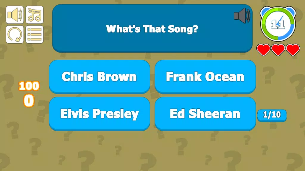 Listen Music & POP Music Quiz Game Screenshot 3