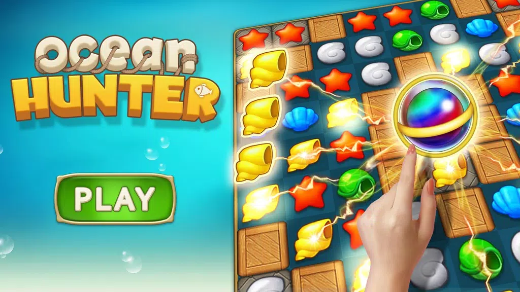 Ocean Hunter : Match 3 Puzzle Screenshot 1 