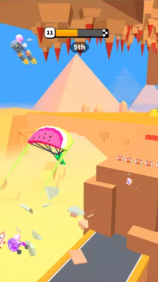 Road Glider - Flying Game Screenshot 3 