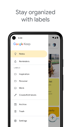 Google Keep - Notes and Lists Screenshot 5