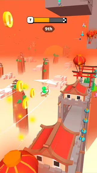 Road Glider - Flying Game Screenshot 4 