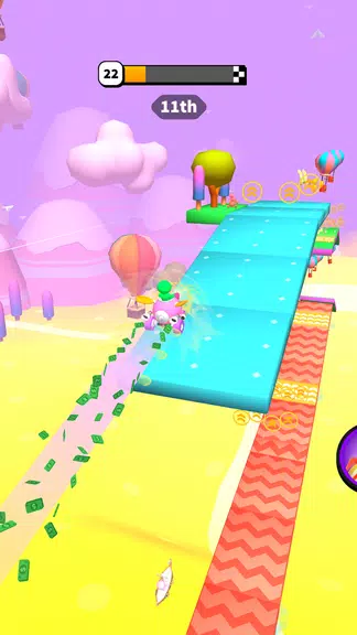 Road Glider - Flying Game Screenshot 2 