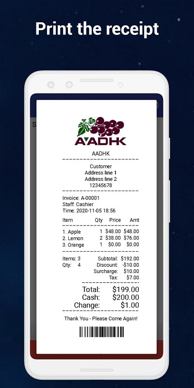 W&O POS Screenshot 4