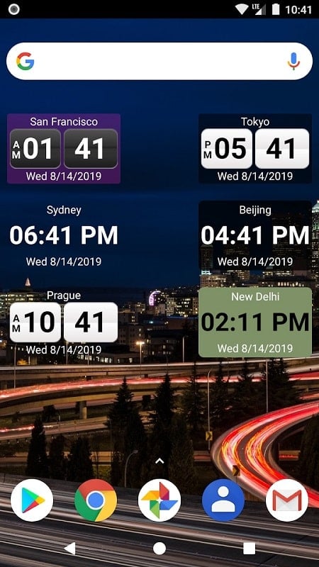 World Clock Widget 2023 Pro Screenshot 2 