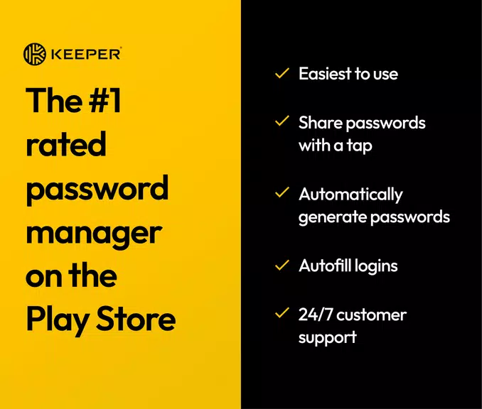 Keeper Password Manager Screenshot 1 