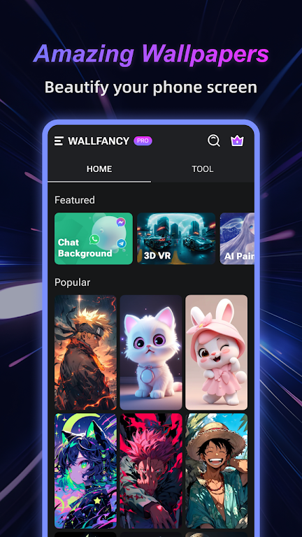 WallFancy-live wallpaper&theme Screenshot 1 