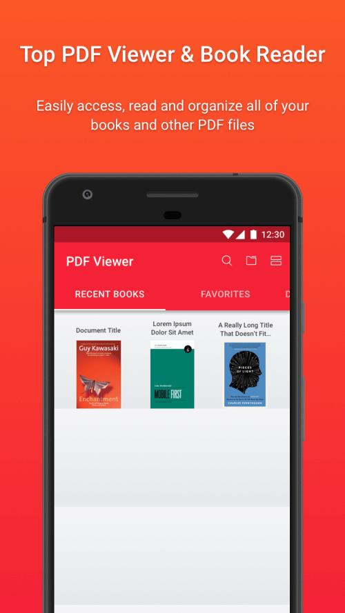 PDF Viewer & Book Reader Screenshot 1 