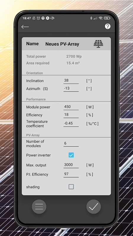 PV Calculator Premium Screenshot 1 