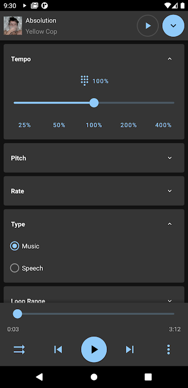 Music Speed Changer Screenshot 1