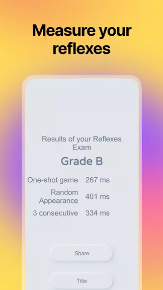 Reflexes Exam Screenshot 1 