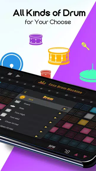 Easy Drum Machine - Beat Machine & Drum Maker Screenshot 4