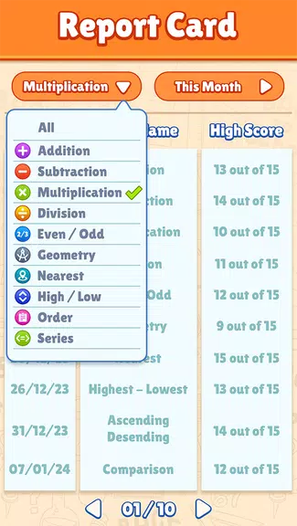 Math Games - Practice Quizzes Screenshot 4 