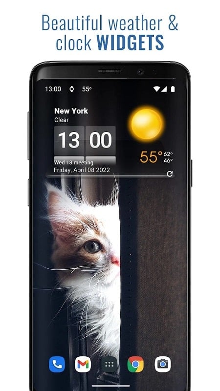 3D Sense Clock & Weather Screenshot 2 