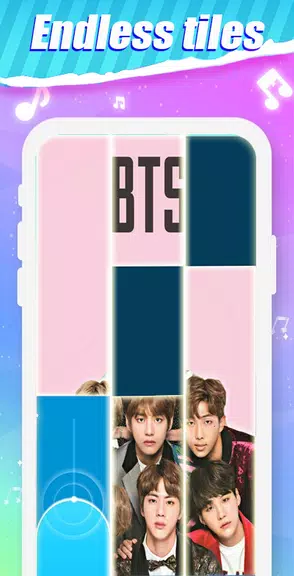 Dynamite - BTS KPOP Piano Tiles Screenshot 2