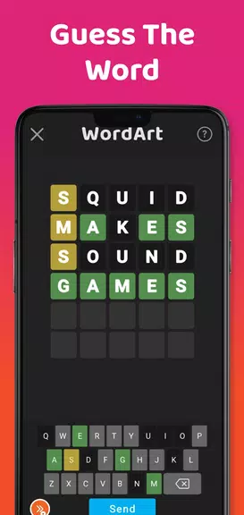 Five Letter Word Guess Puzzle Screenshot 1