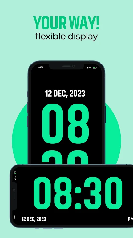 Digital Analog Clock Screenshot 4 