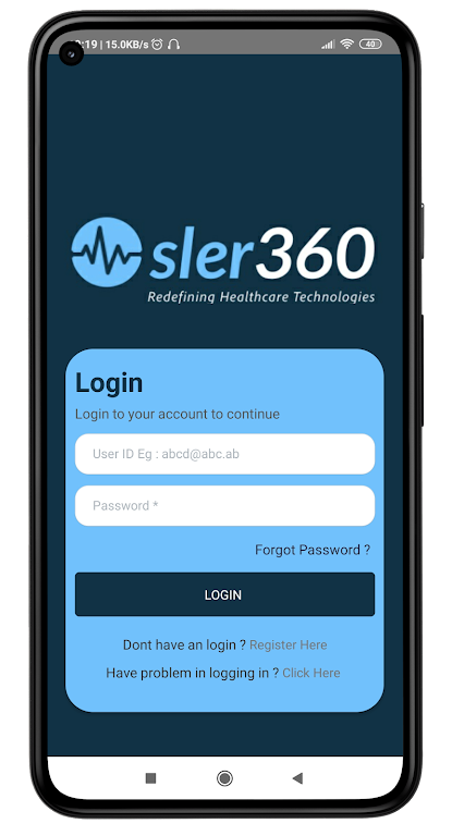 Patient App Screenshot 1 