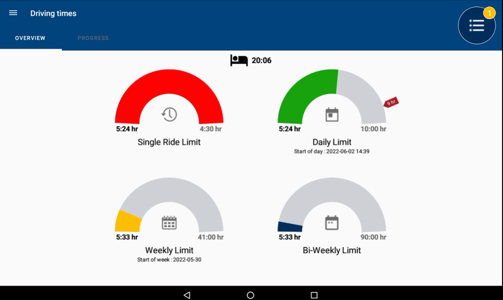 XPS Driving times Screenshot 1 