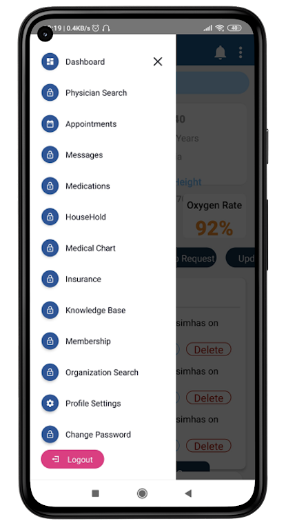 Patient App Screenshot 2 