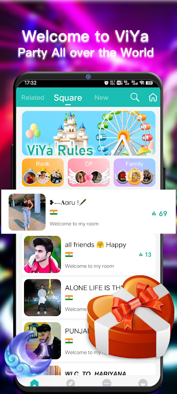 ViYa Lite - Private Voice Chat Screenshot 1