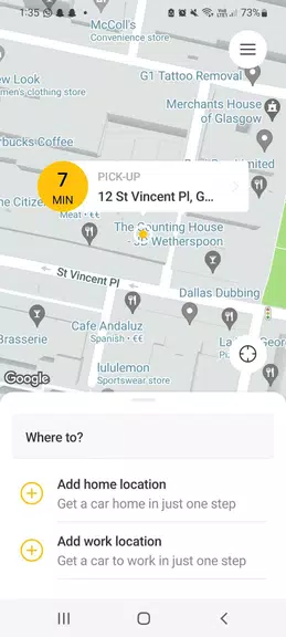 Glasgow Taxis Screenshot 2 