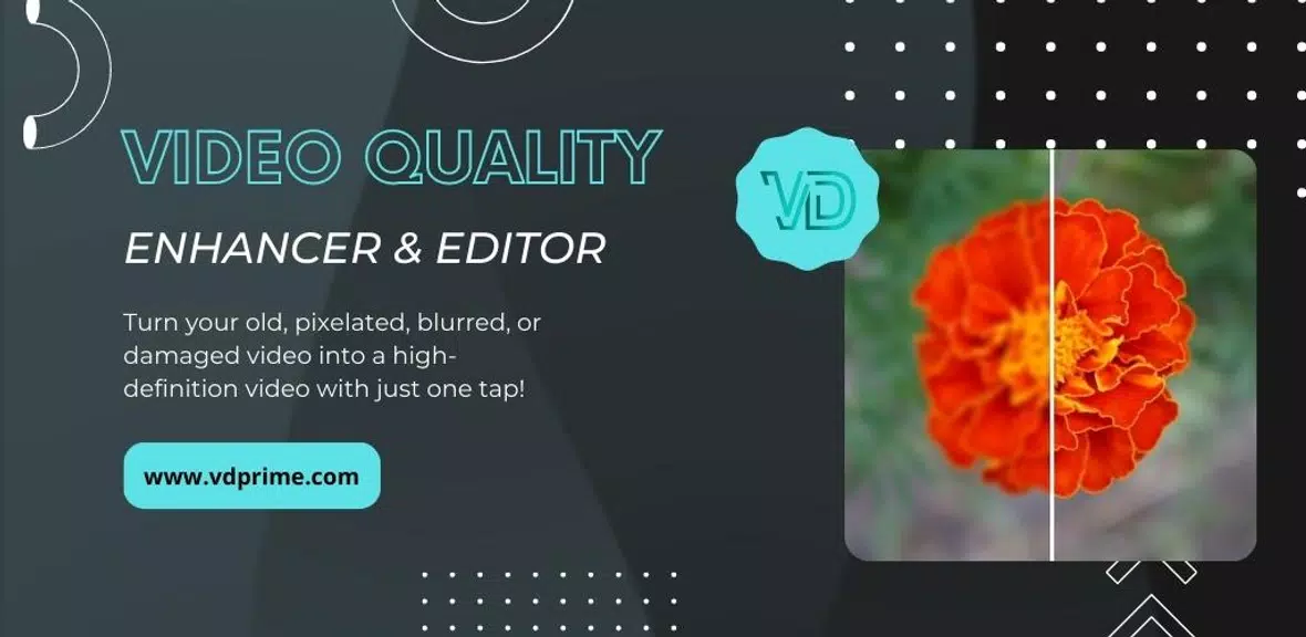 Video quality enhancer-editor Screenshot 1 