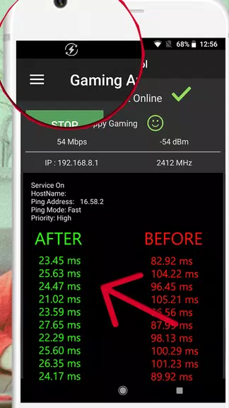 Mobile Gaming Ping : Anti Lag Screenshot 3