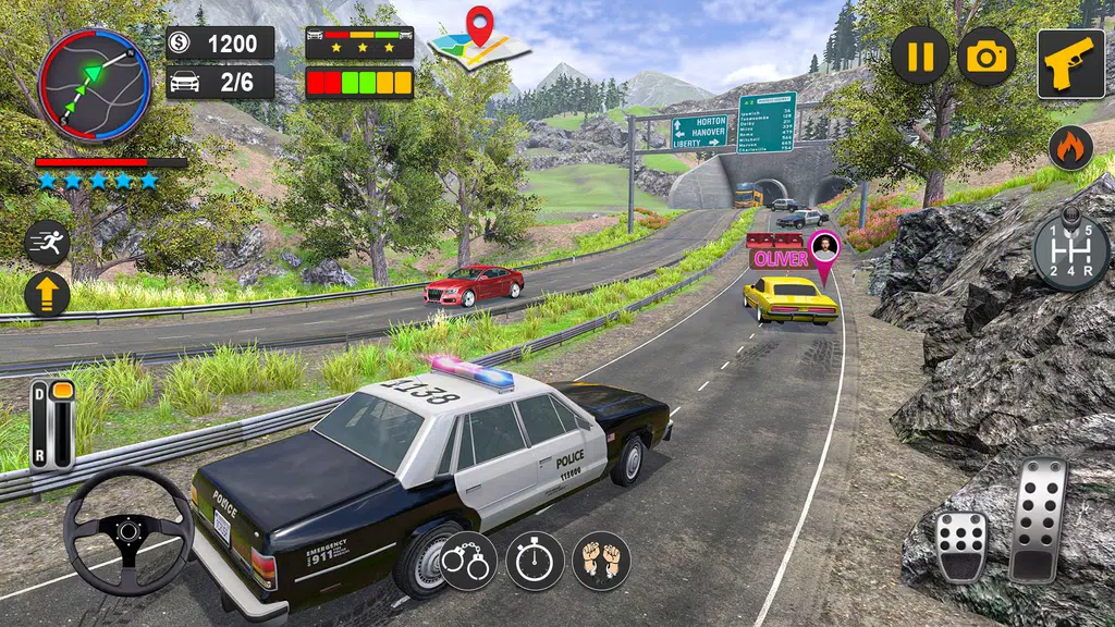 US Police Motor Bike Chase Screenshot 1