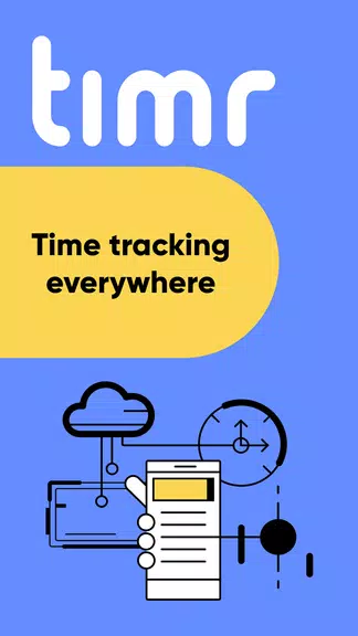 timr – time tracking with GPS Screenshot 1 