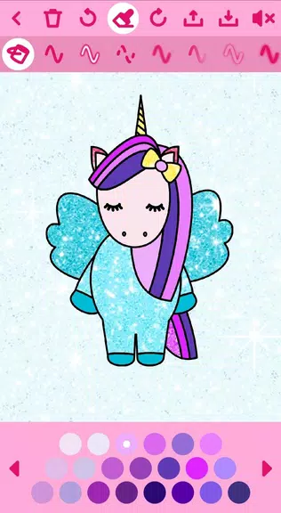 Unicorn Coloring Book Screenshot 4