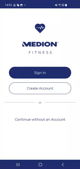 MEDION Fitness Pro Screenshot 1