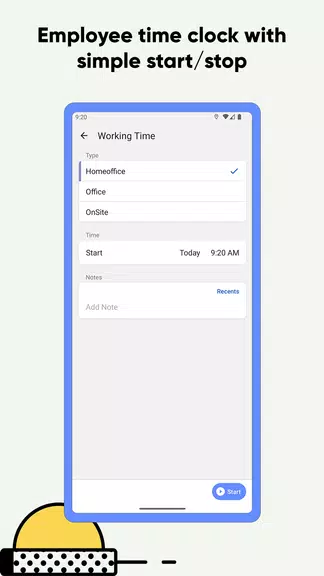 timr – time tracking with GPS Screenshot 3 