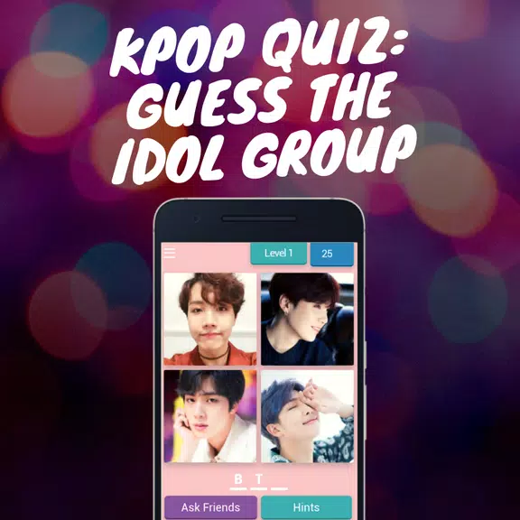 Kpop Quiz: Guess the Idol Grou Screenshot 1